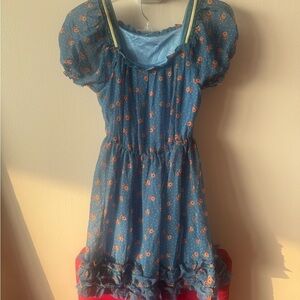 Zine Clothing Blue Floral Dress